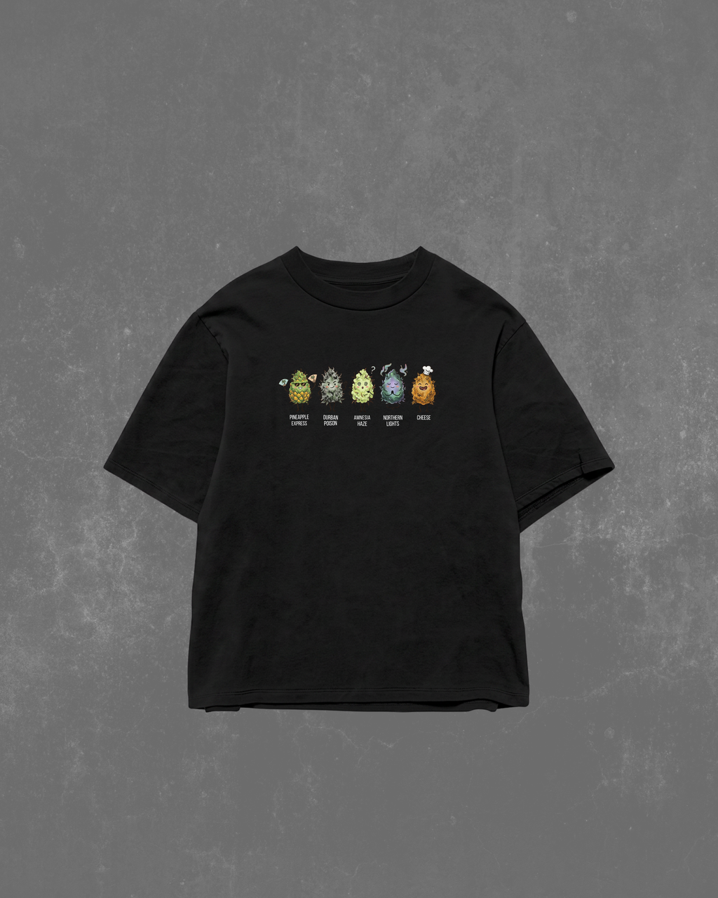 HAZE Oversized Tee — Smoky Street Graphic
